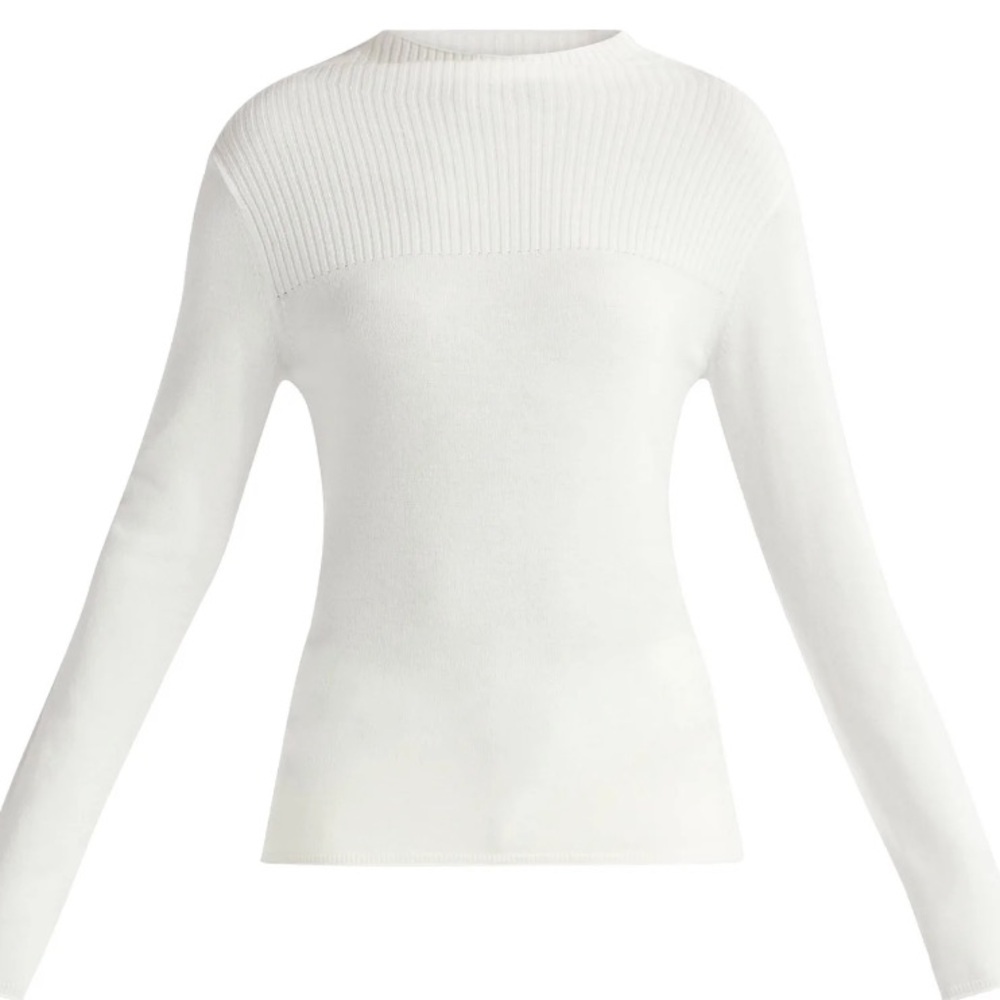 Scoop Woman's Lightweight Slim Funnel Neck Sweater